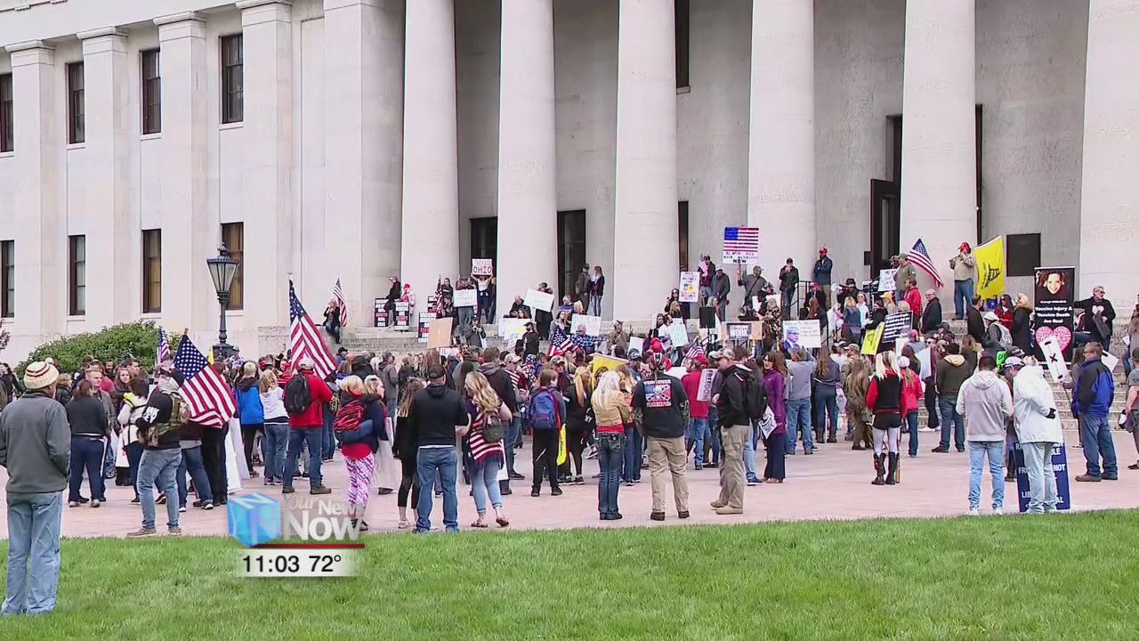 Law enforcement on alert after a window was opened at statehouse during Friday's protest